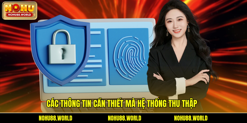 Các thông tin cần thiết mà hệ thống thu thập