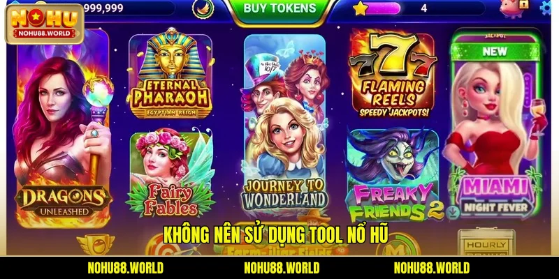 Không nên sử dụng tool nổ hũ