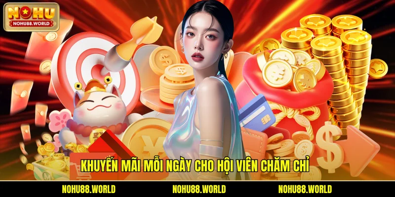 Khuyến mãi mỗi ngày cho hội viên chăm chỉ